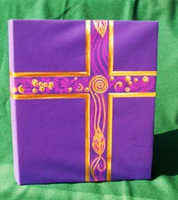 Ceremonial Binder Royal Purple/with GOLD FOIL - 006629