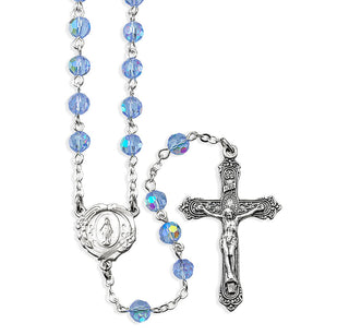 Crucifix Rosary - 6mm Alexandrite Beads - 01116AX