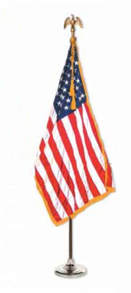 021500 USA Flag - Colonial Nyl-Glo Fringed Flag Only