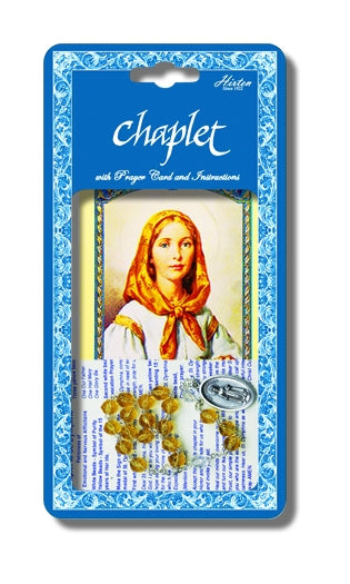 Saint Dymphna Deluxe Chaplet - HIR024