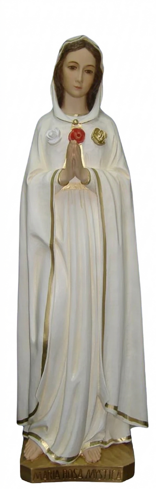 Rosa Mystica 38" Colored Statue - 03798-SI