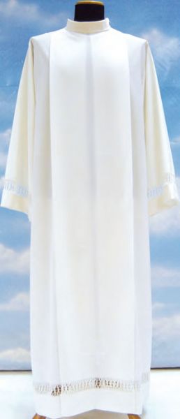 058/089/06 Alb - Ivory Hand Embroidery