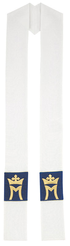 ROYAL BLUE OVERLAY STOLE - O64239A