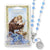 St. Anthony Light Blue Chaplet - 7x8mm Beads - 069-04X