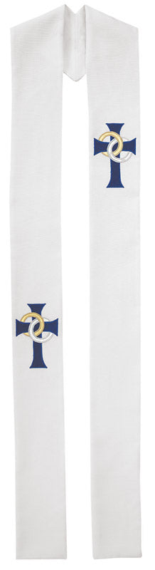 HUNTER GREEN WEDDING OVERLAY STOLE - O64259A-HA