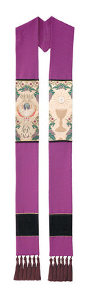 PURPLE LIFE OVERLAY STOLE- O77187A