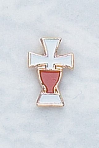 Enameled Cross Pin - 078