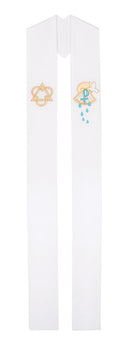 HUNTER GREEN BAPTISM TRINITY OVERLAY STOLE - O78639A-HA