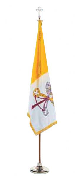 093700 Papal Flag - Colonial Nyl-Glo Fringed Flag Only