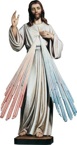 100-149-FR Jesus Divine Mercy Statue