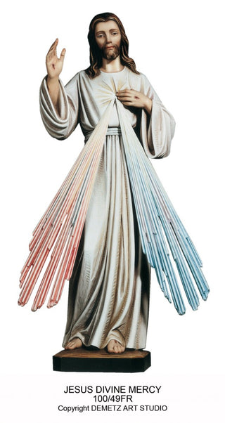 JESUS DIVINE MERCY FIBERGLASS