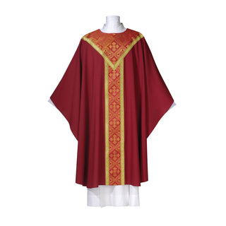 Chasuble with Ornate Plain Neckline - Saxony - 101-0315