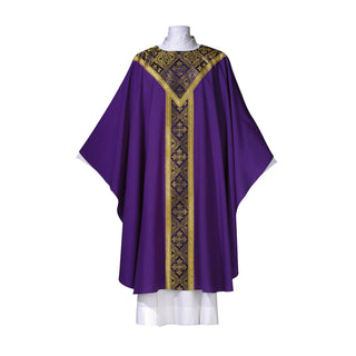 Chasuble with Ornate Plain Neckline - Saxony - 101-0315