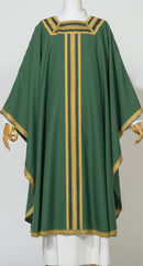 101-1303G-Chasuble-Green Assisi