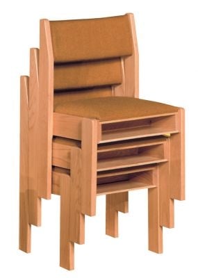 Flexible Seating Upholstered Back Stacking Chairs - 101