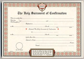 1045 Confirmation Certificate