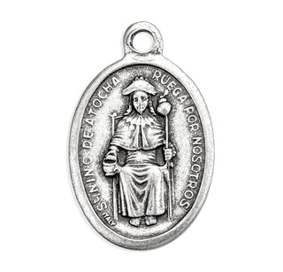 Atocha Nino - 1" Oxidized Silver Metal - Pack of 25 - 1086-166