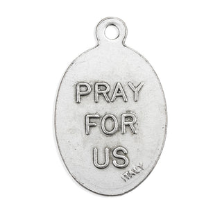 Our Lady of Knock - 1" Oxidized Silver Metal - Pack of 25 - 1086-291