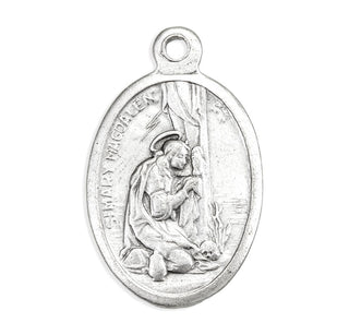St. Mary Magdalene - 1" Oxidized Silver Metal - Pack of 25 - 1086-496