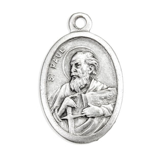 St. Paul the Apostle - 1" Oxidized Silver Metal - Pack of 25 - 1086-512