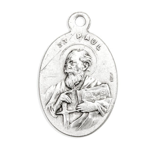 St. Peter and St. Paul - 1" Oxidized Silver Metal - Pack of 25 - 1086-518