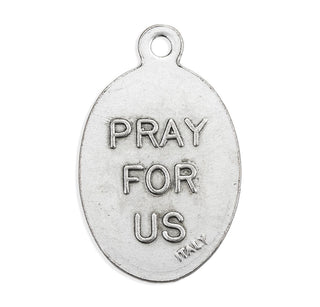 St. Vincent De Paul - 1" Oxidized Silver Metal - Pack of 25 - 1086-562