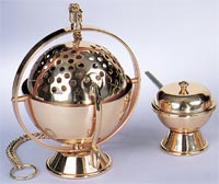 1100-123 Censer & Boat