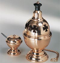 1103-123 Censer & Boat