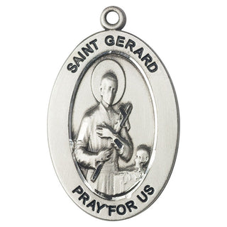 St Gerard Majella Sterling Silver Medal - 11042SS/20S