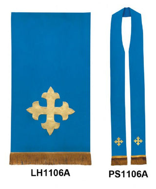 1106A Blue Parament Set