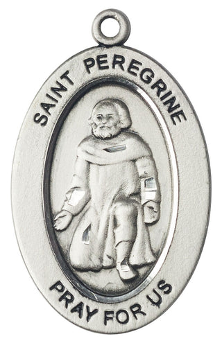 St Peregrine Sterling Silver Medal - 11088SS/24S