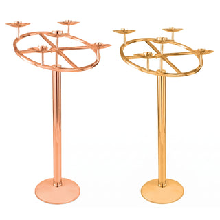 Advent Wreath and Stand - 26" Bronze | Brass  - 4 | 5 LITE - 1111-176