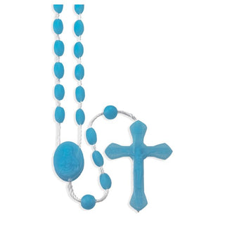 Cord Rosary Light Blue - 0518/AQ