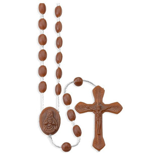 Brown Cord Rosary - 0518/BN