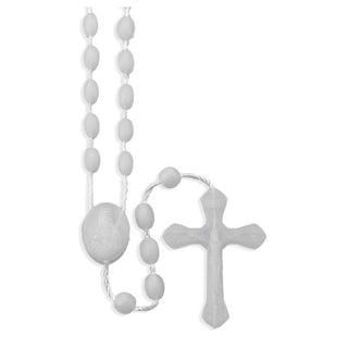 Cord Rosary White - 0518/WH