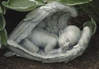 Sleeping Baby In Wings - 11276