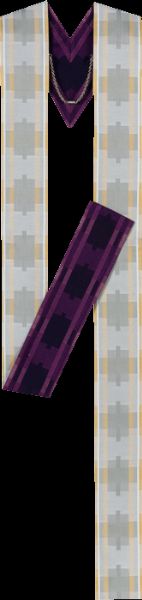 51-3160 Reversible Overlay Stole