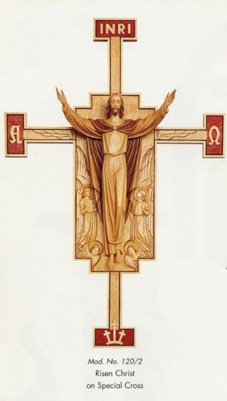 120-2 Crucifix - Wood Carved