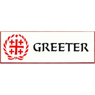 GREETER BADGE - 1202-BADGE