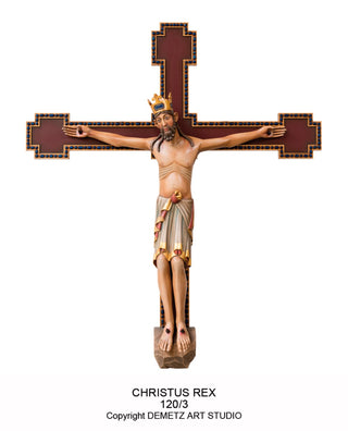 WOOD CARVED CHRIST THE KING