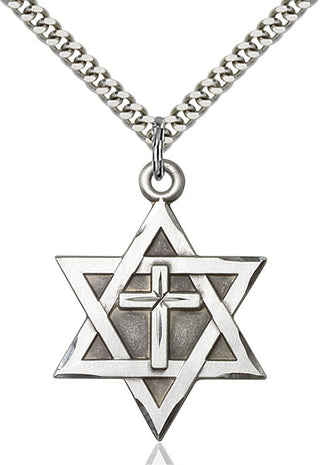 1212Y STAR OF DAVID w/ CROSS