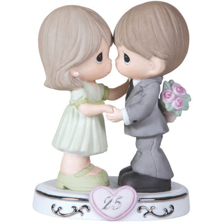 Through The Years - 25th Anniversary Bisque Porcelain Figurine - 123020