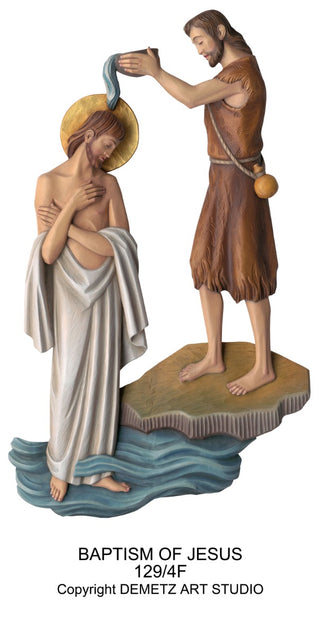 FIBERGLASS BAPTISM OF JESUS