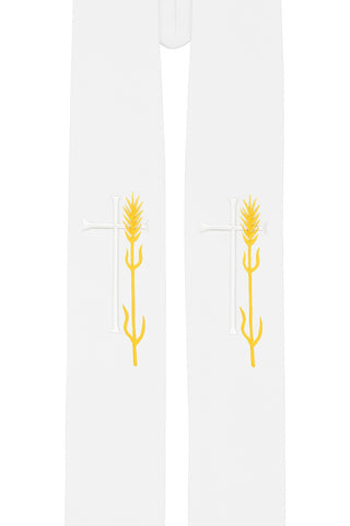 WHEAT & CROSS STOLE - 130-131-STOLE