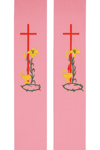 WHEAT & CROSS STOLE - 130-131-STOLE