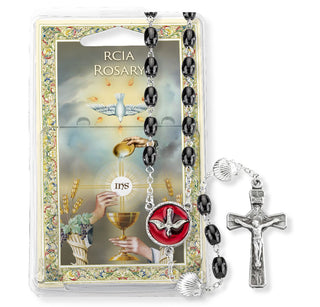 RCIA Rosary -  5mm Black Beads - 132-352BK