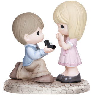 Will You Marry Me? Bisque Porcelain Figurine - 133022