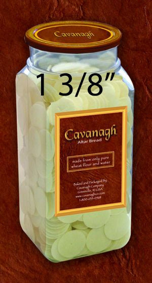 CAV138BT 1 3/8 Altar Breads packaged in Bottles