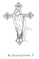 Scale Paten - 6"D - Design: 13/PRAYING - ZEPPO-13/PRAYING