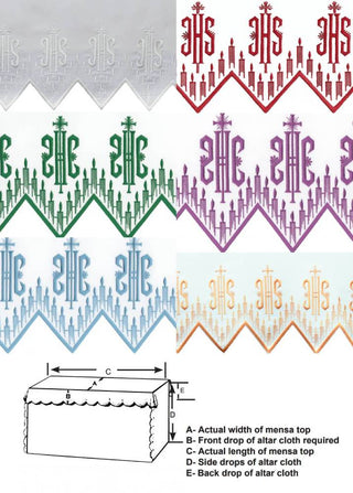 IHS ALTAR CLOTH - 1408-AC